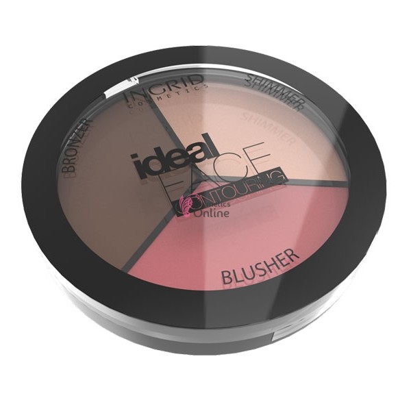 Pudra 3 in 1 pentru conturul fetei Ingrid 19g, art 32614